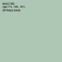 #AEC7B5 - Spring Rain Color Image