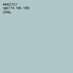 #AEC7C7 - Opal Color Image