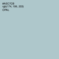 #AEC7CB - Opal Color Image