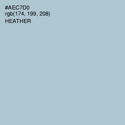 #AEC7D0 - Heather Color Image