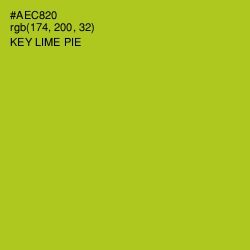 #AEC820 - Key Lime Pie Color Image
