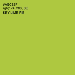 #AEC83F - Key Lime Pie Color Image