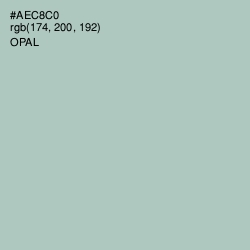 #AEC8C0 - Opal Color Image