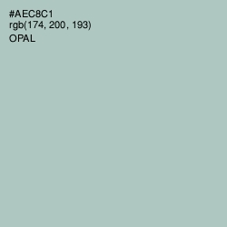 #AEC8C1 - Opal Color Image