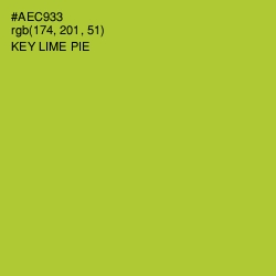 #AEC933 - Key Lime Pie Color Image