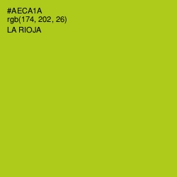 #AECA1A - La Rioja Color Image