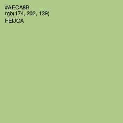 #AECA8B - Feijoa Color Image