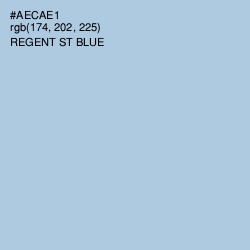 #AECAE1 - Regent St Blue Color Image