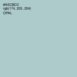 #AECBCC - Opal Color Image