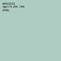 #AECCC2 - Opal Color Image