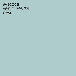 #AECCCB - Opal Color Image