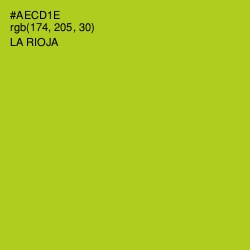 #AECD1E - La Rioja Color Image