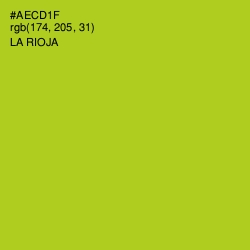 #AECD1F - La Rioja Color Image