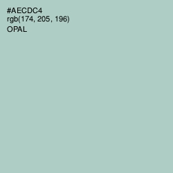 #AECDC4 - Opal Color Image