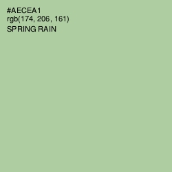 #AECEA1 - Spring Rain Color Image