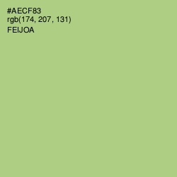 #AECF83 - Feijoa Color Image