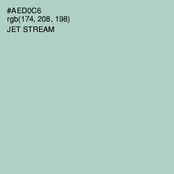 #AED0C6 - Jet Stream Color Image