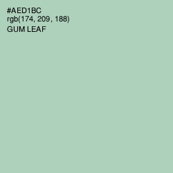 #AED1BC - Gum Leaf Color Image