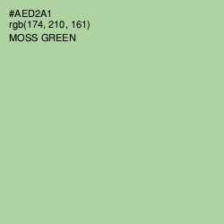 #AED2A1 - Moss Green Color Image