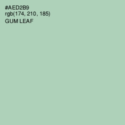 #AED2B9 - Gum Leaf Color Image