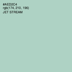 #AED2C4 - Jet Stream Color Image