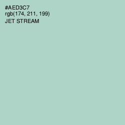 #AED3C7 - Jet Stream Color Image