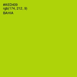 #AED409 - Bahia Color Image