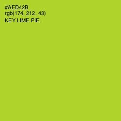 #AED42B - Key Lime Pie Color Image