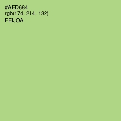 #AED684 - Feijoa Color Image