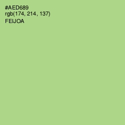 #AED689 - Feijoa Color Image