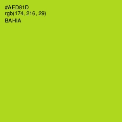 #AED81D - Bahia Color Image