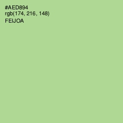 #AED894 - Feijoa Color Image