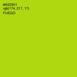 #AED911 - Fuego Color Image