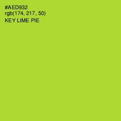 #AED932 - Key Lime Pie Color Image