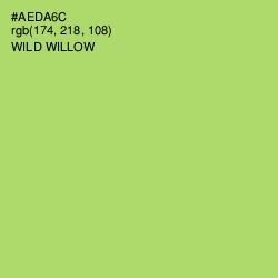 #AEDA6C - Wild Willow Color Image