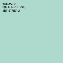 #AEDACD - Jet Stream Color Image