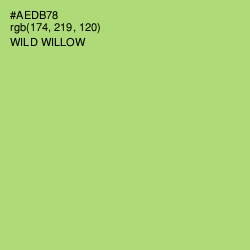 #AEDB78 - Wild Willow Color Image