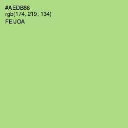 #AEDB86 - Feijoa Color Image