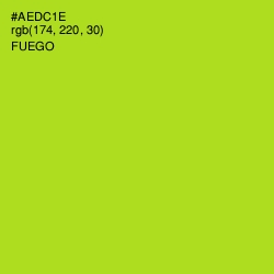 #AEDC1E - Fuego Color Image