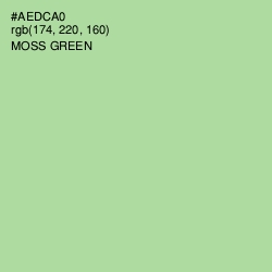 #AEDCA0 - Moss Green Color Image