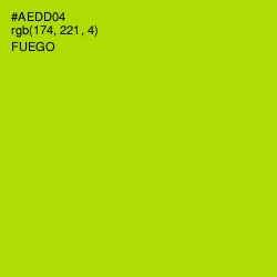 #AEDD04 - Fuego Color Image