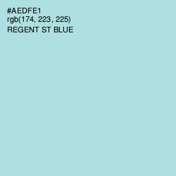 #AEDFE1 - Regent St Blue Color Image