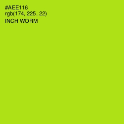 #AEE116 - Inch Worm Color Image