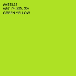 #AEE123 - Green Yellow Color Image