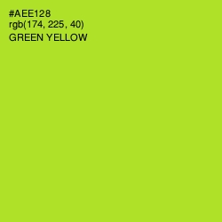 #AEE128 - Green Yellow Color Image