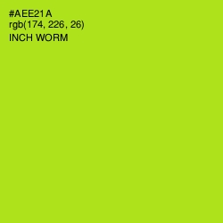 #AEE21A - Inch Worm Color Image