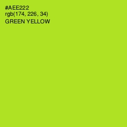 #AEE222 - Green Yellow Color Image