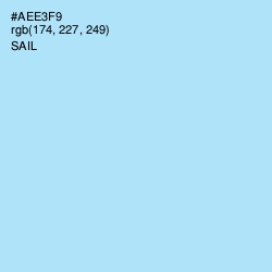 #AEE3F9 - Sail Color Image