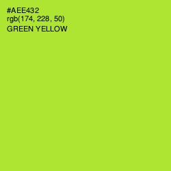 #AEE432 - Green Yellow Color Image