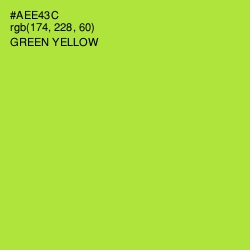 #AEE43C - Green Yellow Color Image